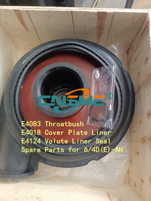Throatbush E4083 Bagian Pompa Lumpur Penutup Pelat Liner E4018 E4124 EAC